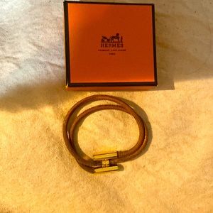 Hermes tournis tresse bracelet